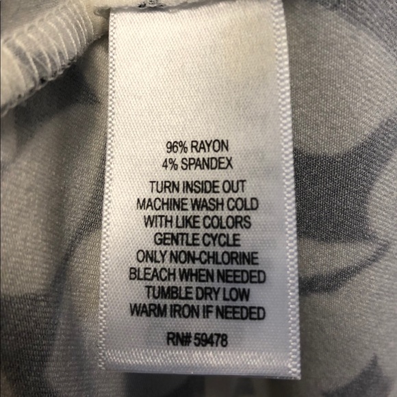 NWOT Cynthia Rowley Black & White Printed Flared Skirt - Picture 6 of 8